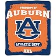 Auburn Tigers NCAA Property of" Micro Raschel Blanket (50"x60")"