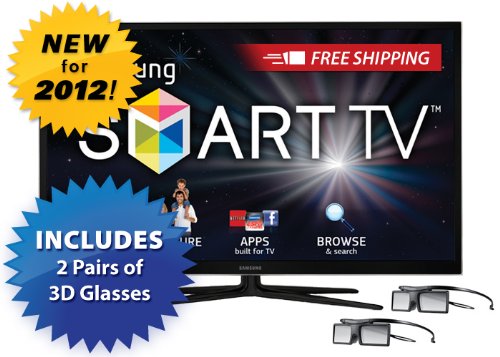 Samsung PN60E6500 60-Inch 1080p 600Hz 3D Slim Plasma HDTV (Black)