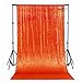 PHOTOBOOTH Backdrop Best Choice 4FTx7FT Orange Sequin backdrops, Wedding backdrops, Party Decoration, Sequin Curtains, Sequin Photo Booth Backdrop