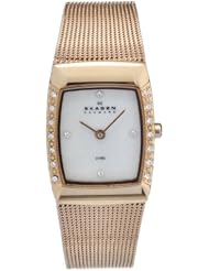 Skagen Womens 684XSRR Japan Quartz Movement Analog Watch