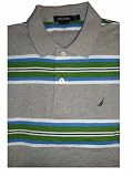 Men's Nautica Polo Shirt Short Sleeved Striped Many Sizes Available