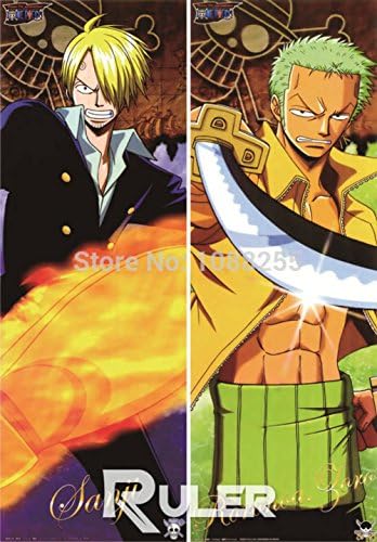 Sunny Daily Anime Dakimakura Pillow Case One Piece Sanji Roronoa Zoro