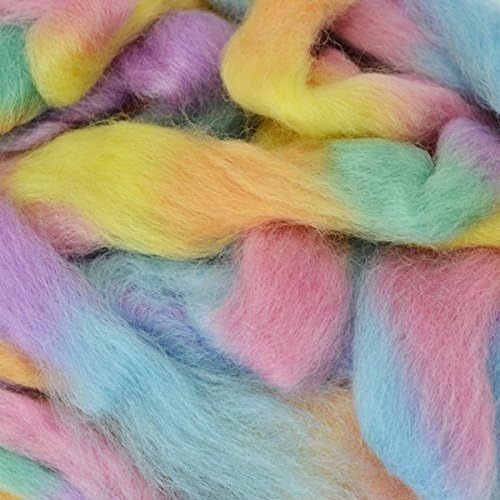 Wool Sliver - Space Dyed - 8oz. - Cotton Candy