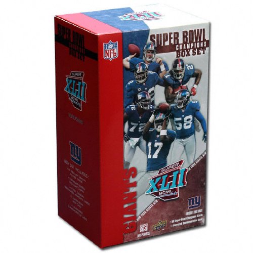 Buy New York Giants - Super Bowl XLII Champions - Upper Deck Commemorative Box Set by Upper Deck