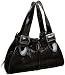 SONDRA ROBERTS NEW YORK Taupe Lattice E/W Double Shoulder Bag