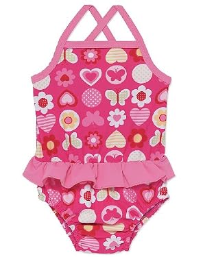 Swimming Costume - Flowers small
