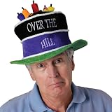 Plush Over The Hill Birthday Cake Hat Party Accessory  1 count 1 Pkg 