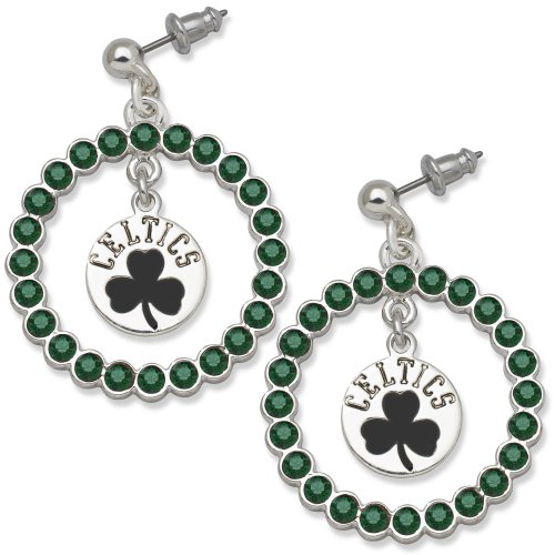 NBA Boston Celtics LogoArt Spirit Earrings
