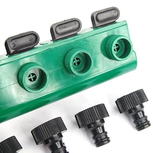 WMA 4 Way Garden Tap Hose Pipe Connector Splitter Adaptor