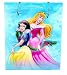 Disney Princess Jumbo Plastic Bags w/ Handles - 12 Pack
