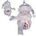 San Diego Padres Acrylic Snowman Baseball 2 3/4