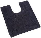 Nautica J-Class Bleach Safe 100-Percent Cotton Bath Rug Contour, M.Blue,  20 by 24