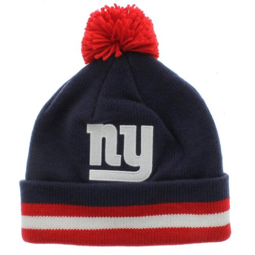 NFL Mitchell Ness New York Giants Royal Blue Red Throwback Jersey