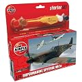 Airfix A50077 1:72 Scale Supermarine Spitfire Mk1A Military Air Power Gift Set inc Paints Glue and Brushes