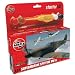 Airfix A50077 1:72 Scale Supermarine Spitfire Mk1A Military Air Power Gift Set inc Paints Glue and Brushes