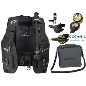 Oceanic Gear Scuba Diving Equipment Package Set, - (bcd/computer/regulatorocto/bag)