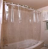 Mildew-Resistant Antibacterial Heavy-Duty Shower Curtain Liner -
72" x 72"