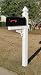 The Darlington Vinyl / PVC Mailbox Post - White (Includes Mailbox) The Darlington Vinyl / PVC Mailbox Post - White (Includes Mailbox)