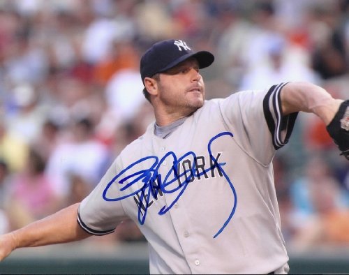 Roger Clemens Autographed New York Yankees 8x10 Photo