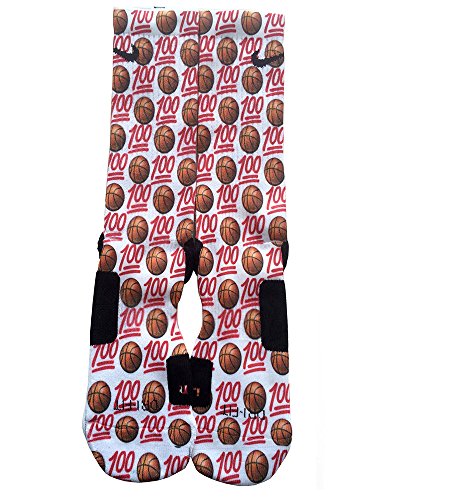 HQcustomz Emoji Basketball Custom Nike Elite Socks
