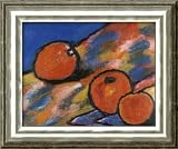 Three Fruit II Framed Canvas Art by Ashton Hinrichs,12.7 in. x 10.6 in. Framed
