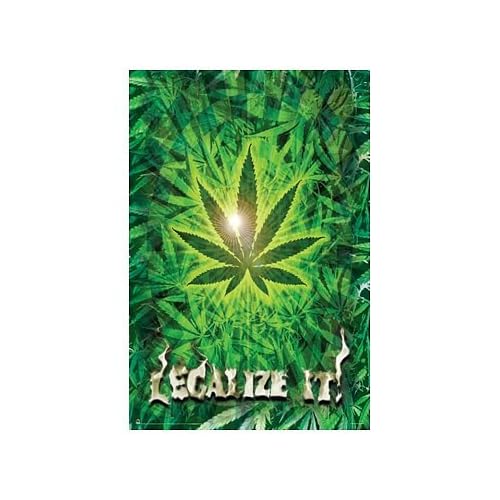 Legalize It Poster 24X36 Poster Marijuana Pot Weed 1597