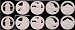All 10 2010 P & D Mint National Park Quarters Set Uncirculated Coins picture
