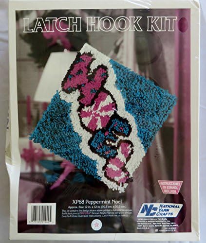 NYC Latch Hook Kit ~ Peppermint Noel