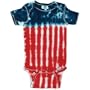 Patriotic Tie Dye - Infant Onesie - Large (18 Months)