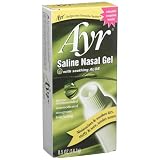 Ayr Saline Nasal Gel, With Soothing Aloe, 0.5-Ounce Tubes (Pack of 4)