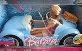 Barbie Beach Glam Cruiser Vehicle Giftset w DOLL & Picnic Basket (2006)