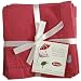 Hemstitch Cocktail Napkins Set of 6 - Peony