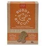 Cloud Star Buddy Biscuits Dog Treats, Peanut Butter Madness, 16-Ounce Boxes (Pack of 6)
