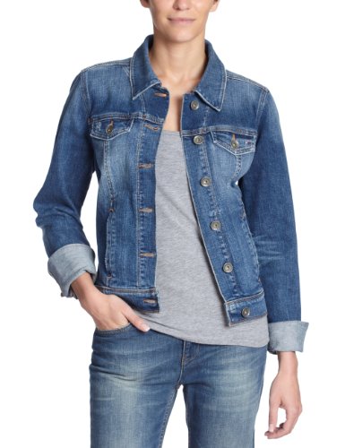 Tommy Hilfiger Damen Jacke 1M87601796 / PARIS KATE JKT YUKON BLUE, Gr. 36 (S), Blau (YUKON Preisvergleich