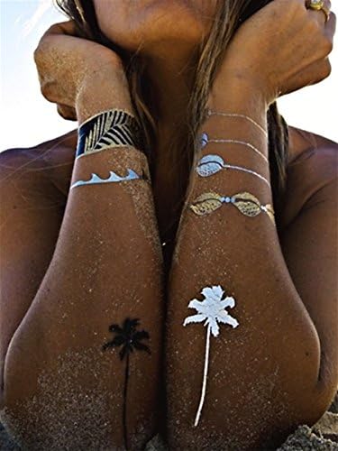 Flash Tattoos Womens Goldfish Kiss Tattoo Pack - Multi - One Size
