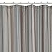 Maytex Jodie Chenille Striped Fabric Shower Curtain, 72X72