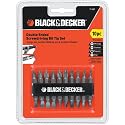 Black and Decker 71-081 Double Ended Screwdriving Bit Set, 10-Piece