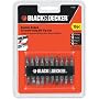 Black and Decker 71-081Double Ended Screwdriving Bit Set, 10-Piece