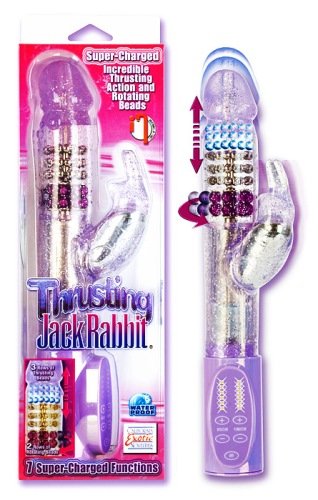 California Exotic Novelties Thrusting Jack Rabbit, Purple