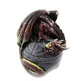 Coffret &agrave; Bijoux "Dragon Mystique" marron gris