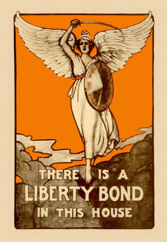 Art Poster, There is a Liberty Bond in this House - 18.75 x 27.5
