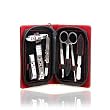 Alice™ 8pc Manicure/Pedicure Kit, Leather Travel & Grooming Kit, Graduation Gift Ideas