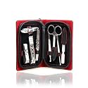 Alice&trade; 8pc Manicure/Pedicure Kit, Leather Travel & Grooming Kit, Valentine's Gift