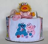 Sesame Street 1 Tier Baby Diaper Cake Baby Shower Gift