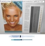 INSTANT WHITE SMILE'S optimized 10cc 36% Carbamide Peroxide Teeth Whitening Gel syringe with Remineralization Gel and Shade Card -no trays
