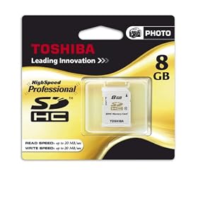 ���Ł@SDHC �J�[�h 8GB �N���X10 MADE IN JAPAN Toshiba �C�O�����p�b�P�[�W�i ���s�A���i