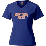 Nike - Nike New York Mets Ladies Royal Blue Arched Logo T-shirt