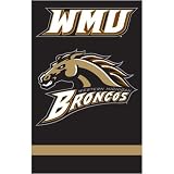 Western Michigan Broncos NCAA Applique Banner Flag (44x28)
