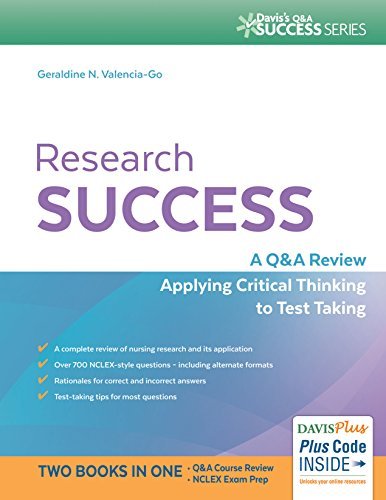 Research Success A Q&A Review Applying Critical Thinking to Test Taking (Q&a Success)