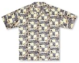 Go Barefoot In Paradise Big And Tall Tahitian Blocks Tropical Hawaiian Aloha Shirt